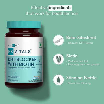 HK Vitals DHT Blocker With Biotin Tablets - Distacart
