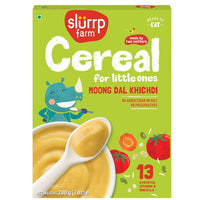 Thumbnail for Slurrp Farm Moong Dal Khichdi Cereal for Little Ones