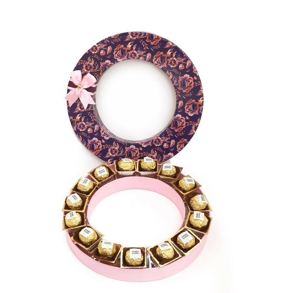 Ghasitaram Round Purple Box Of Channa Laddoos - Distacart