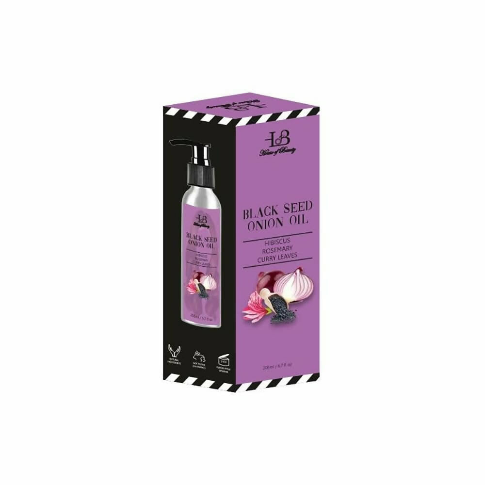 House Of Beauty Black Seed Onion Oil with Hibiscus Hair Oil - Distacart