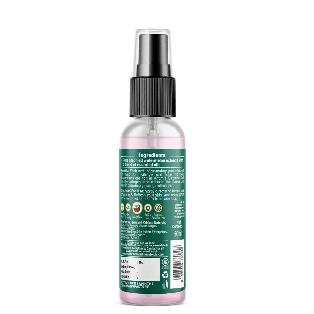 Lakshmi Krishna Naturals Watermelon Toner - Distacart