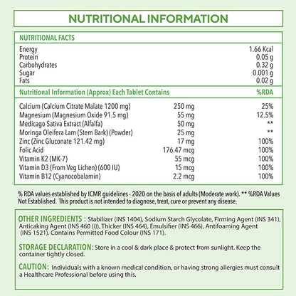 Zingavita Calcium Zinc+ Magnesium Tablets - Distacart