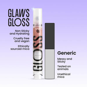 FAE Beauty Glistening Clear High Shine Lip Gloss - Distacart