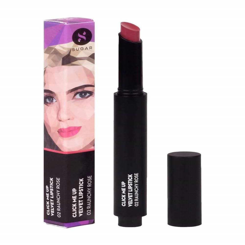 Sugar Click Me Up Velvet Lipstick - Raunchy Rose (Nude Rose Pink) - Distacart
