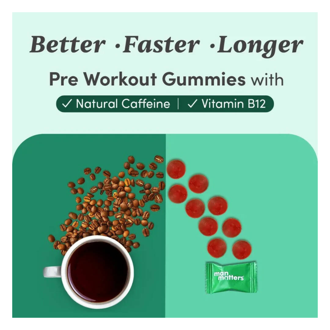 Man Matters Pre Workout Gummies - Distacart