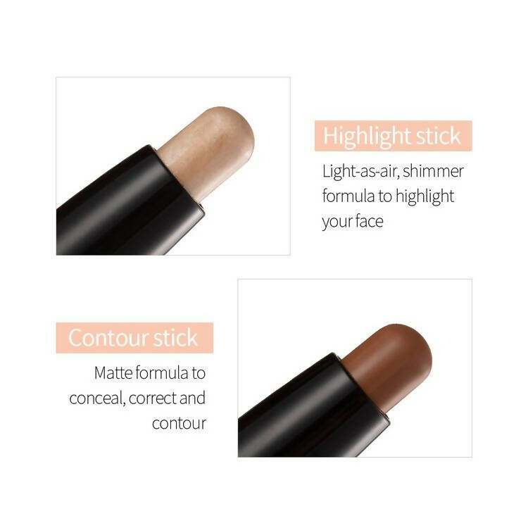 Favon 2in1 Professional Contour and Concealer Stick - Distacart