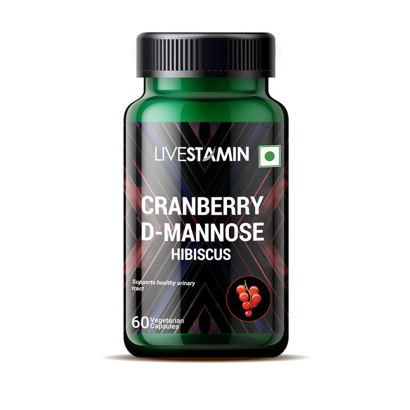 Livestamin Cranberry D-Mannose Hibiscus Capsules - Distacart