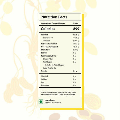 Gramiyaa Wood Cold Pressed Groundnut Oil - Distacart