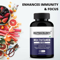Thumbnail for Nutracology Multivitamin for Men for Energy Strength & Stamina Tablets - Distacart