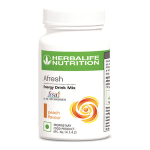 Herbalife Nutrition Afresh Energy Drink Mix Peach Flavour