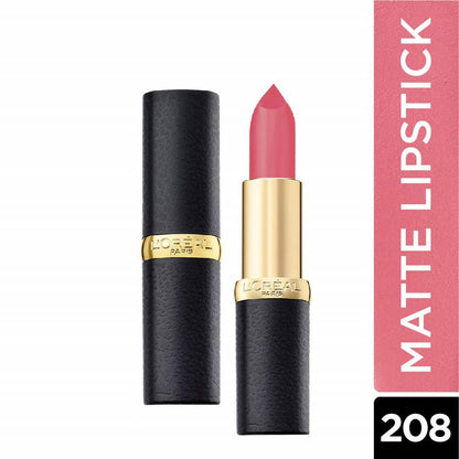 L'Oreal Paris Color Riche Moist Matte Lipstick - 208 Cherry Crush - Distacart