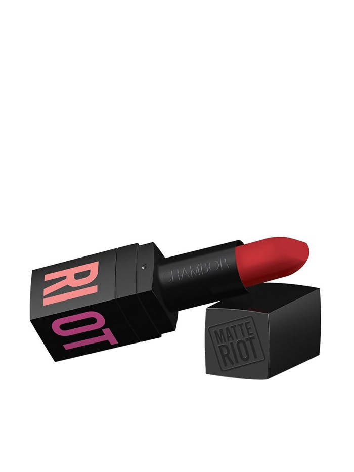 Chambor Red Matte Riot Tuscany Red Lipstick 