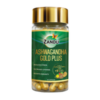 Thumbnail for Zandu Ashwagandha Gold Plus Capsules - Distacart