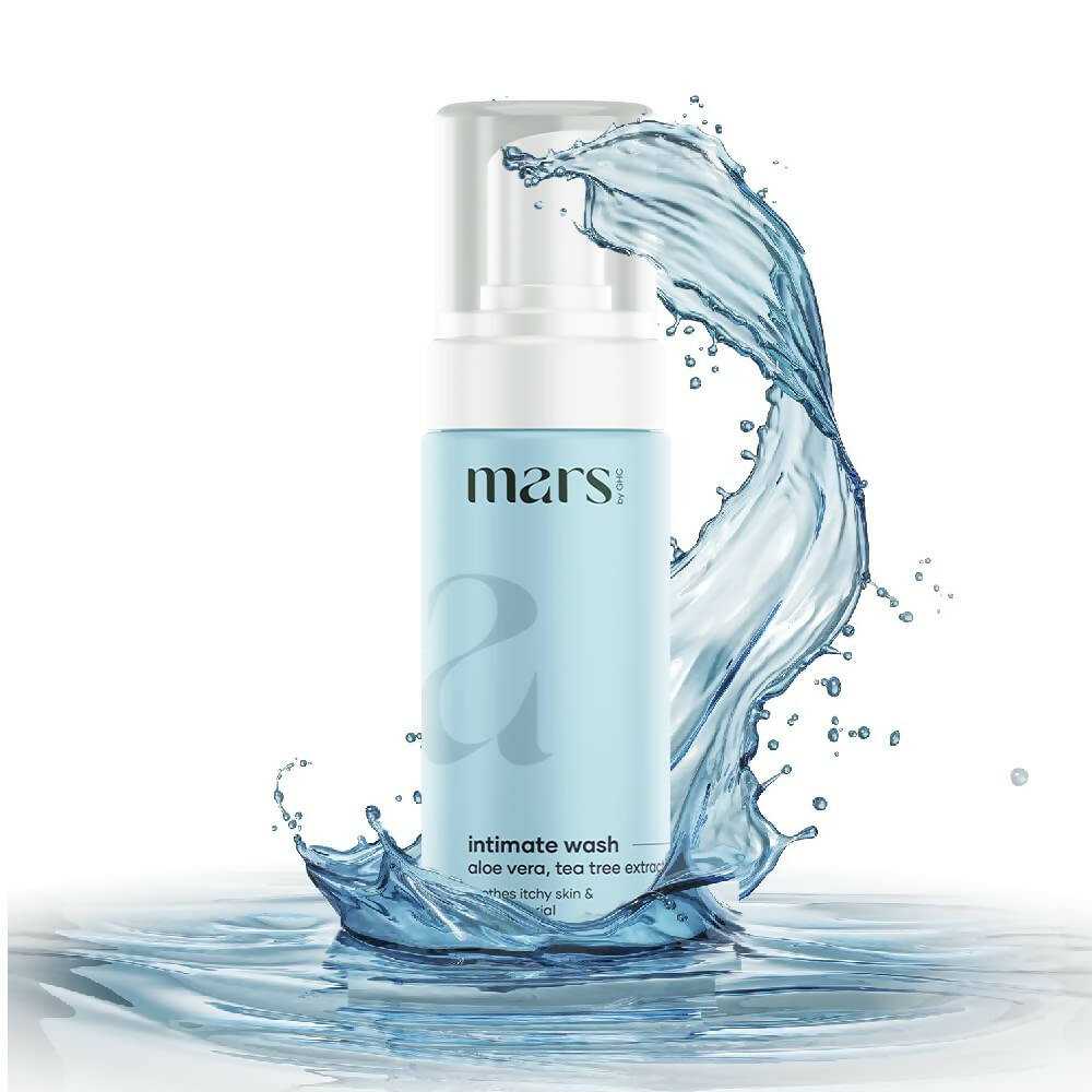 Mars By GHC Natural Intimate Wash for Men with Aloe Vera, Tea Tree Extract - Distacart