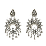 Thumbnail for Mominos Fashion Johar Kamal Women Silver-Plated Brass Finish Rani Haar Statement Necklace - Distacart