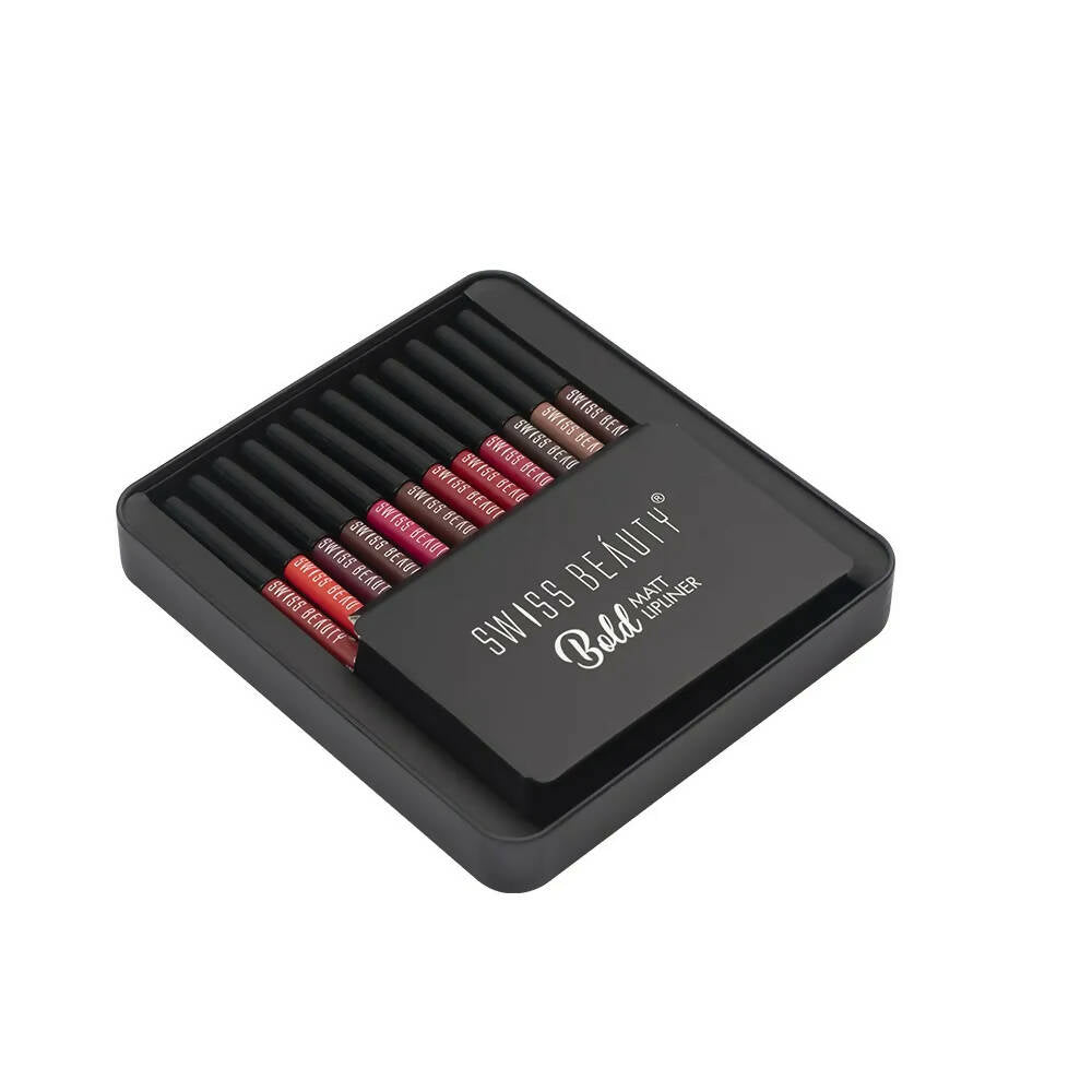 Swiss Beauty Bold Matt Lip Liner Set - Distacart