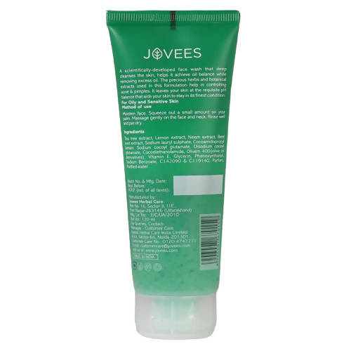 Jovees Tea Tree Face Wash - Distacart