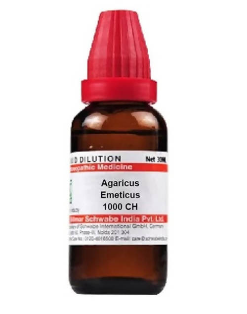 Dr. Willmar Schwabe India Agaricus Emeticus Dilution 1000 ch