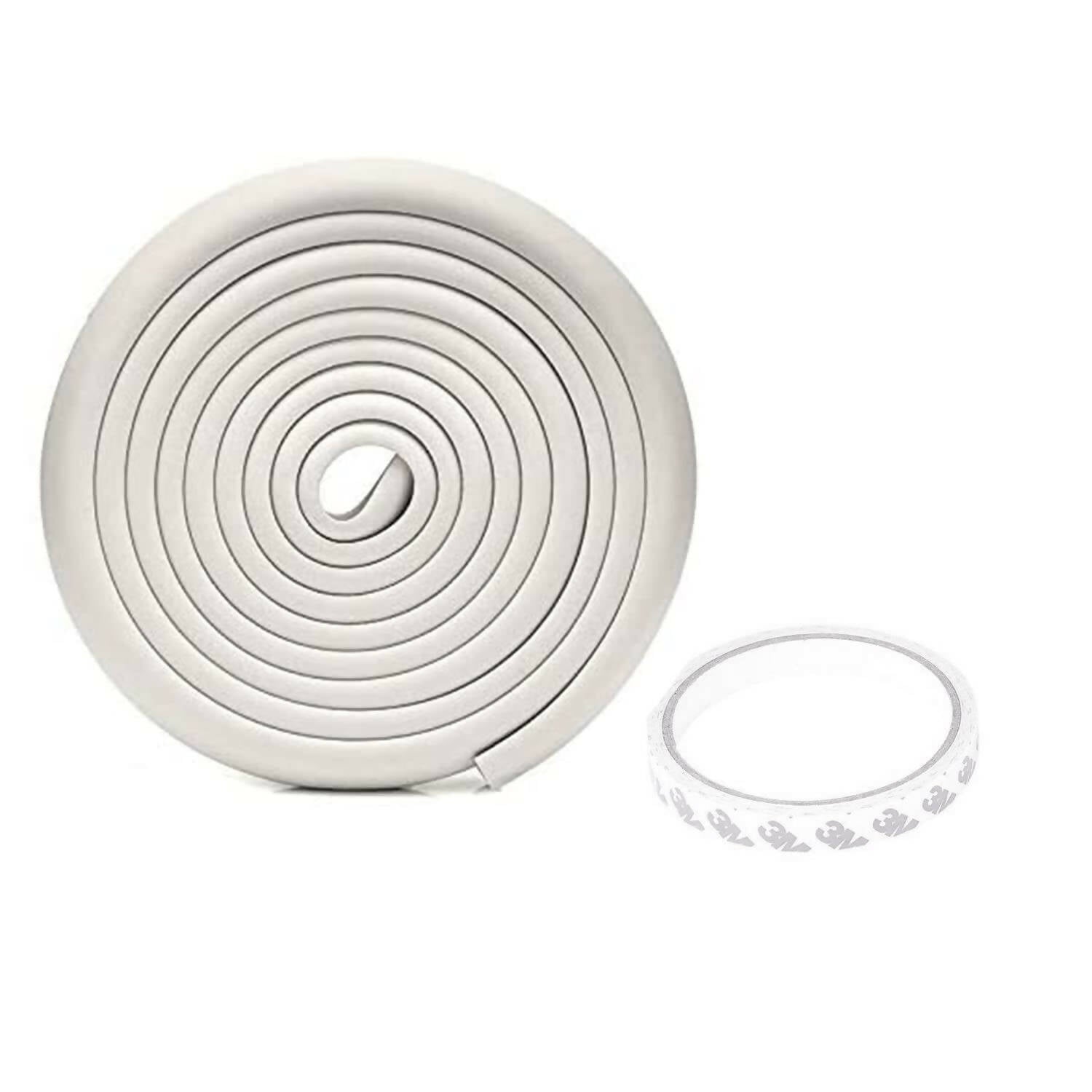 Safe-O-Kid Edge Guard, Baby Proofing Edge 5 Mtr Furniture Edge Bumper Guard, Safety From Head Injury, Edge Guard For Baby/ Toddlers, White - Distacart
