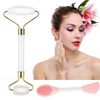Thumbnail for Favon Pack of Facial Roller and Face Mask Applicator - Distacart