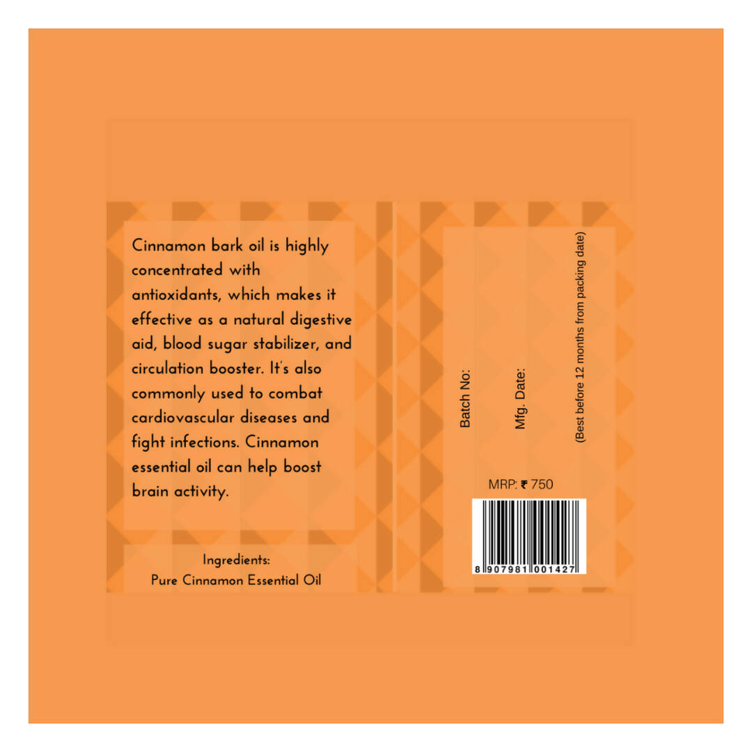 Oilcure Cinnamon Bark Oil - Distacart