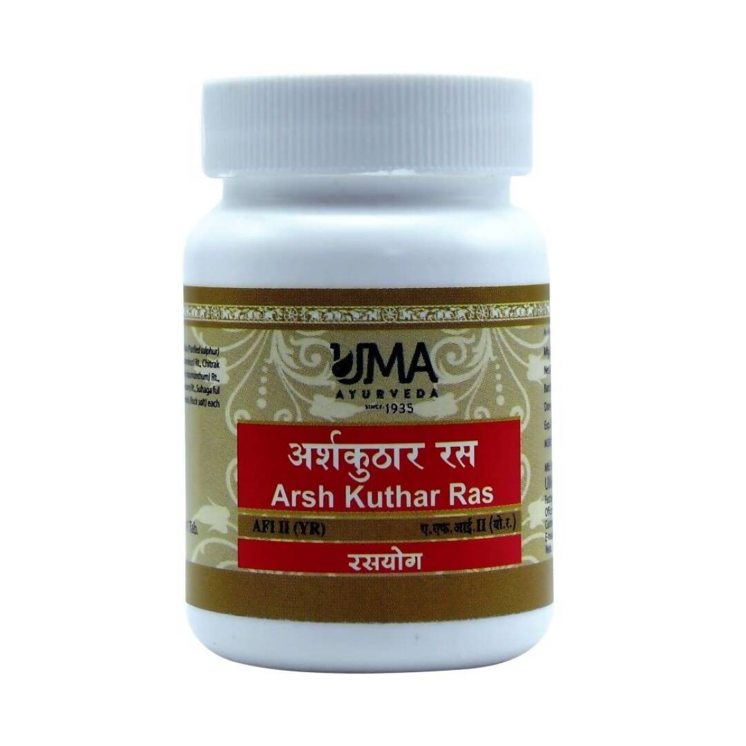 Uma Ayurveda Arsh Kuthar Ras Tablets - Distacart