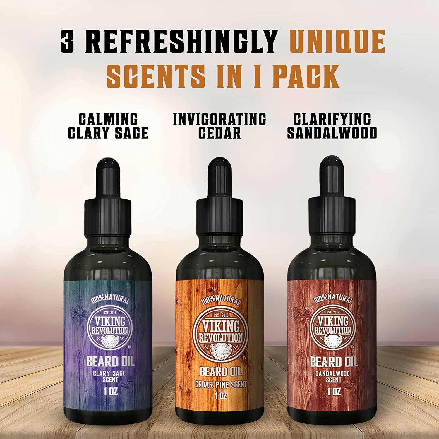 Viking Revolution Beard Oil Combo - Distacart