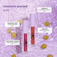 Thumbnail for Plum Glassy Glaze Lip Lacquer 3-in-1 Lipstick + Lip Balm + Gloss 10 Pinot Passion - Distacart