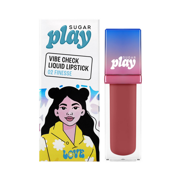 Sugar Play Vibe Check Liquid Lipstick - 02 Finesse - Distacart