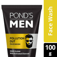 Thumbnail for Ponds Men Pollution Out Activated Charcoal Deep Clean Facewash