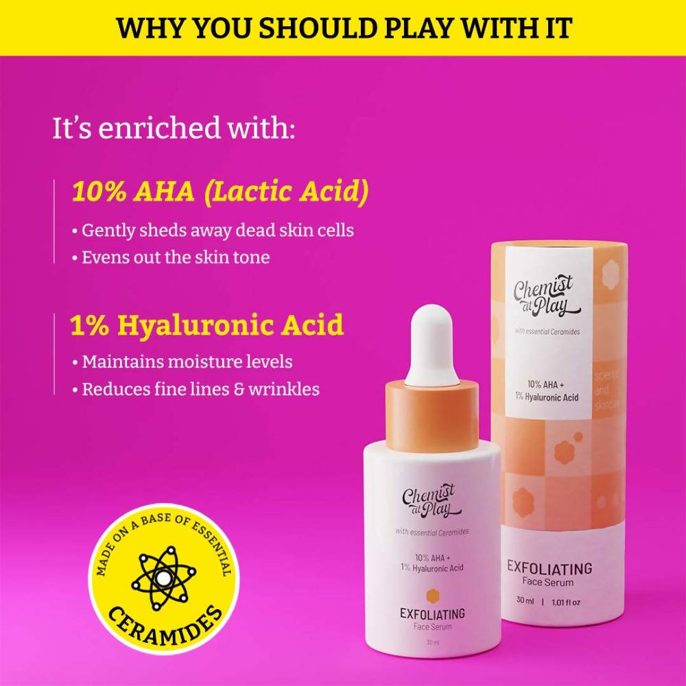 Chemist At Play Exfoliating Face Serum - Distacart