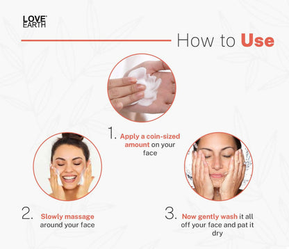 Love Earth No Foam Face Wash - Distacart