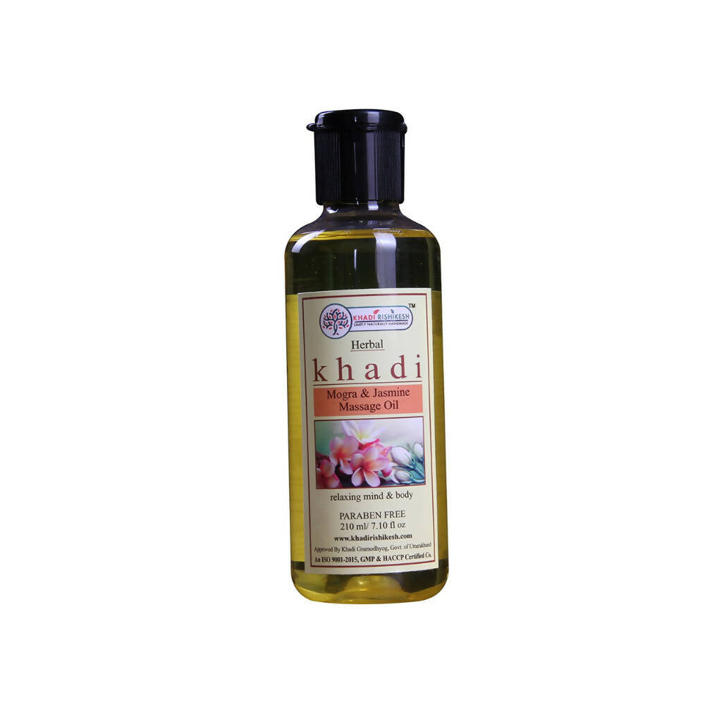 Khadi Rishikesh Herbal Mogra & Jasmine Massage Oil - Distacart