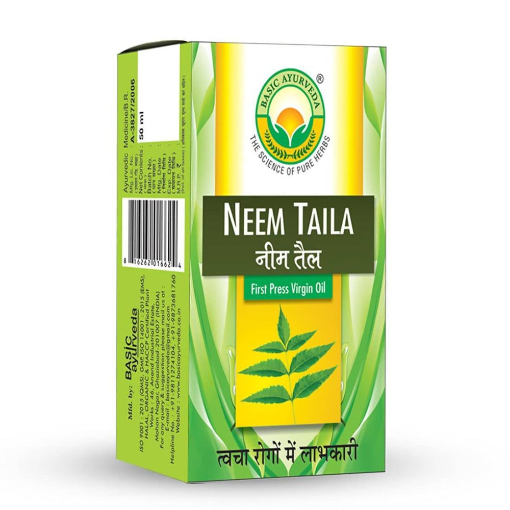 Basic Ayurveda Neem Taila First Press Virgin Oil