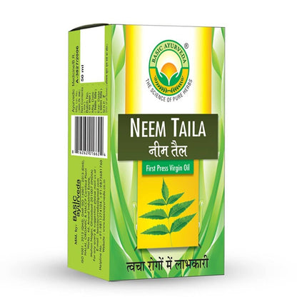 Basic Ayurveda Neem Taila First Press Virgin Oil