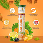 Thumbnail for Himalayan Calcium, Magnesium With Vitamin D3 Lemon & Lime Flavour: 20 Tablets