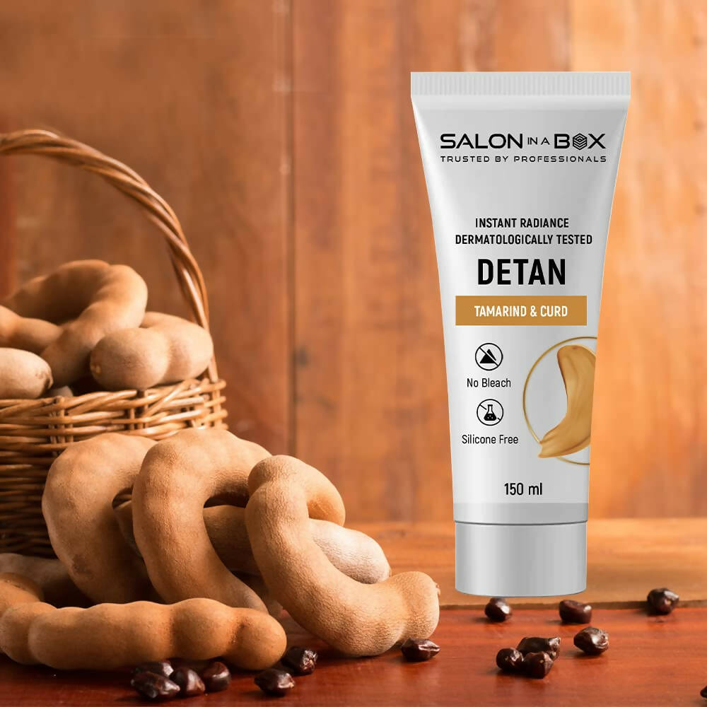 Salon in a Box De-Tan with Tamarind and Curd Face Pack - Distacart