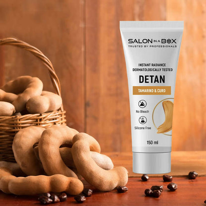 Salon in a Box De-Tan with Tamarind and Curd Face Pack - Distacart