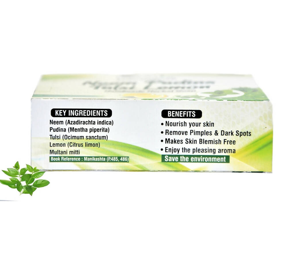 Payal's Herbal Neem Pudina Tulsi Lemon Soap - Distacart