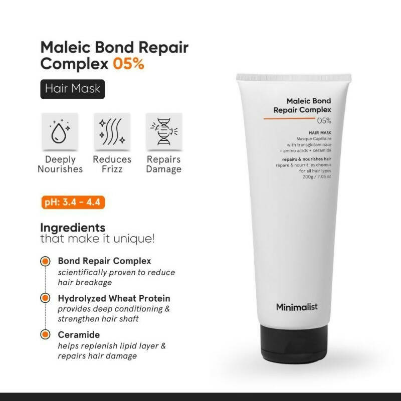 Buy Minimalist Maleic Bond Repair Complex 5% Hair Mask Online at
