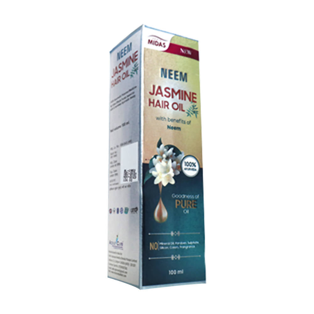 Vedic Midas Neem Jasmine Hair Oil - Distacart
