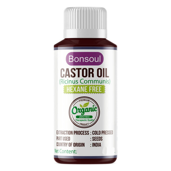 Bonsoul Castor Carrier Oil Hexane Free - Distacart