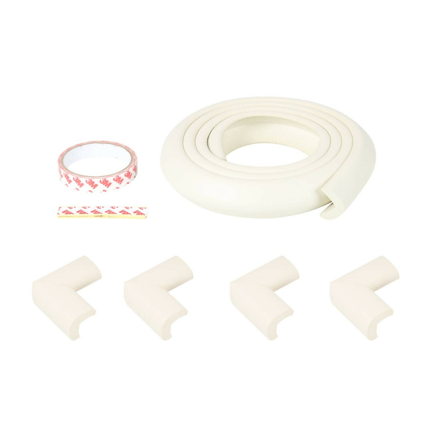 Safe-O-Kid Unique High Density L-Shaped 2 Mtr Long 4 Large Edge Guard With 16 Corner Cushions - Distacart