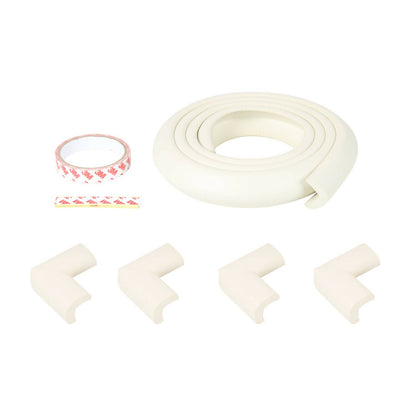 Safe-O-Kid Unique High Density L-Shaped 2 Mtr Long 4 Large Edge Guard With 16 Corner Cushions - Distacart