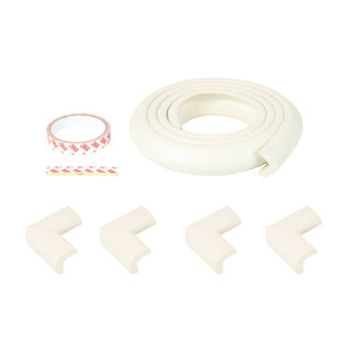 Safe-O-Kid Unique High Density L-Shaped 2 Mtr Long 4 Large Edge Guard With 16 Corner Cushions - Distacart
