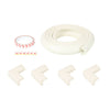 Safe-O-Kid Unique High Density L-Shaped 2 Mtr Long 4 Large Edge Guard With 16 Corner Cushions - Distacart