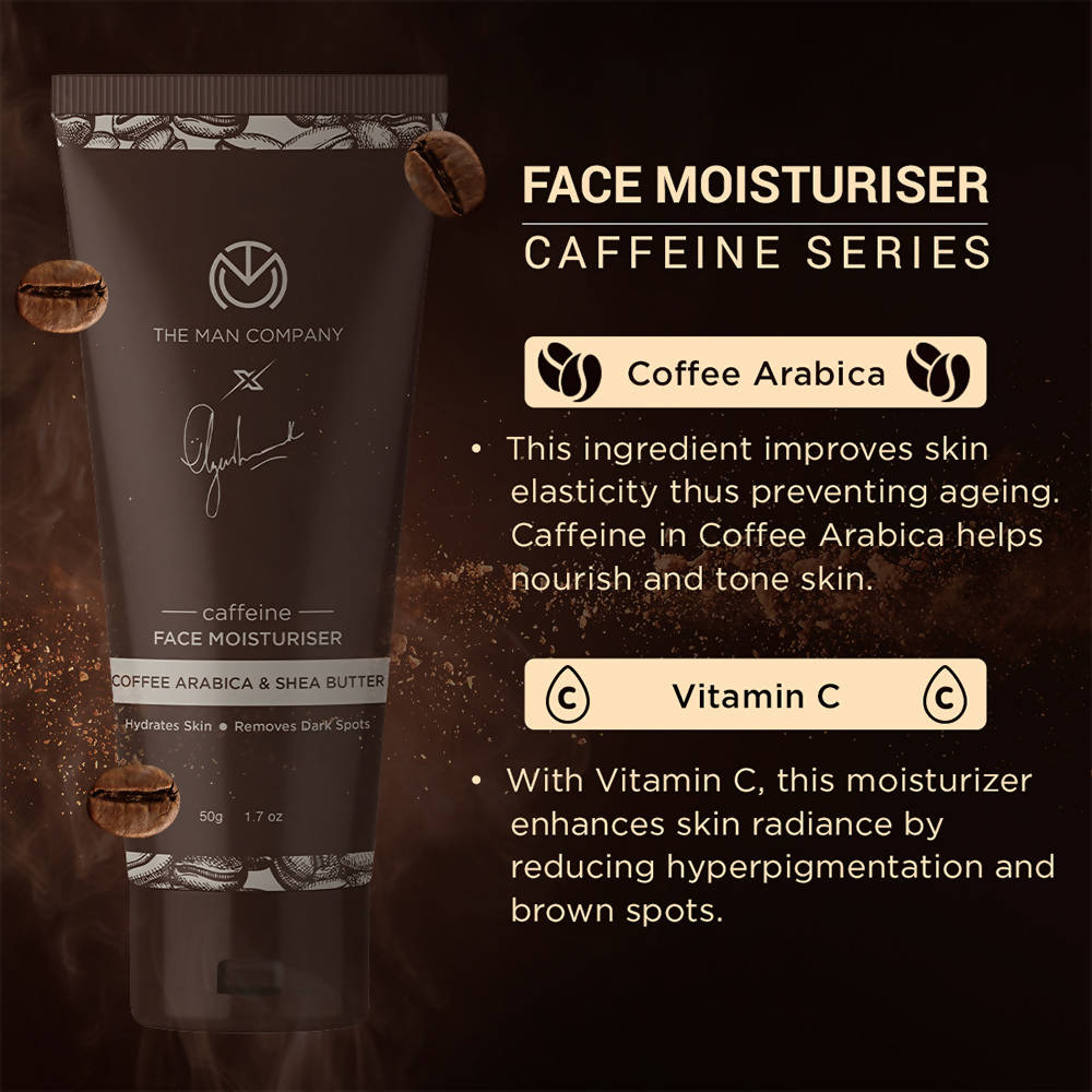 The Man Company Caffeine Face Moisturiser - Distacart