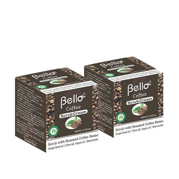 Bello Herbals Coffee Scrub Cream - Distacart
