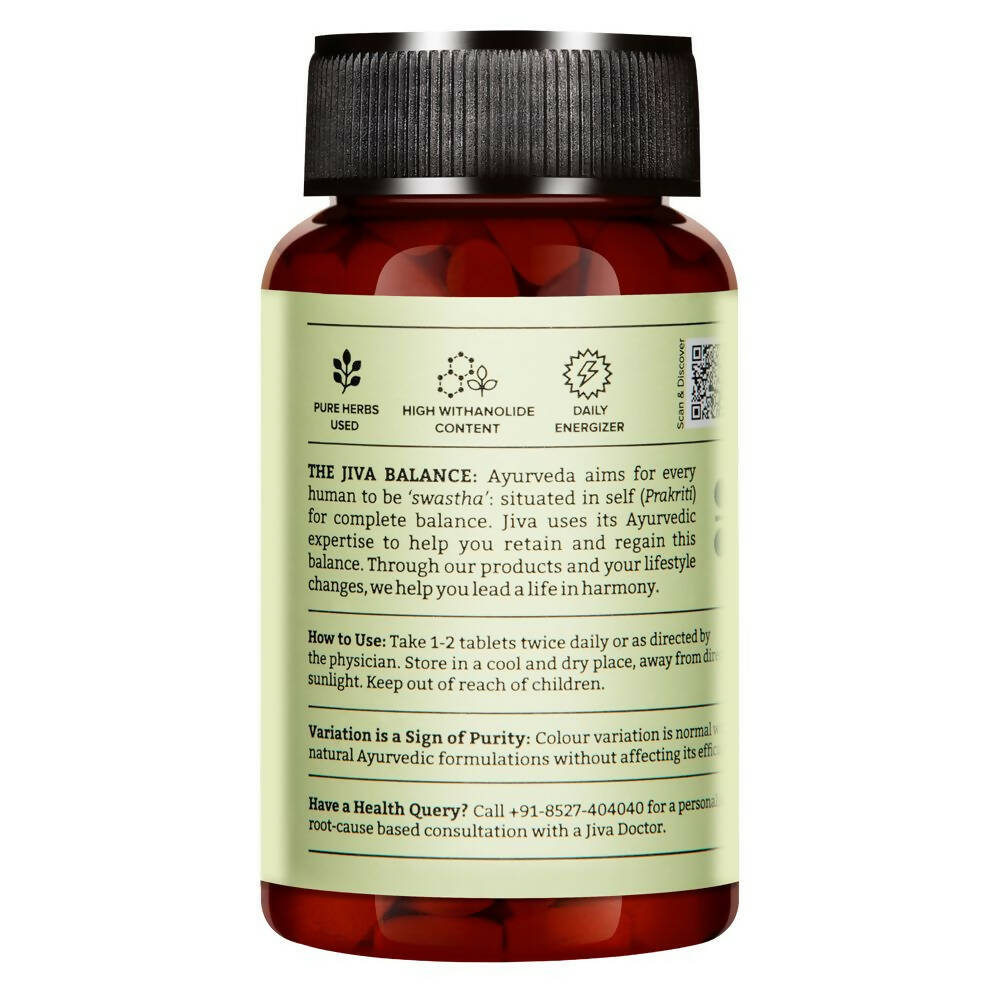 Jiva Ayurveda Ashwagandha Tablets - Distacart