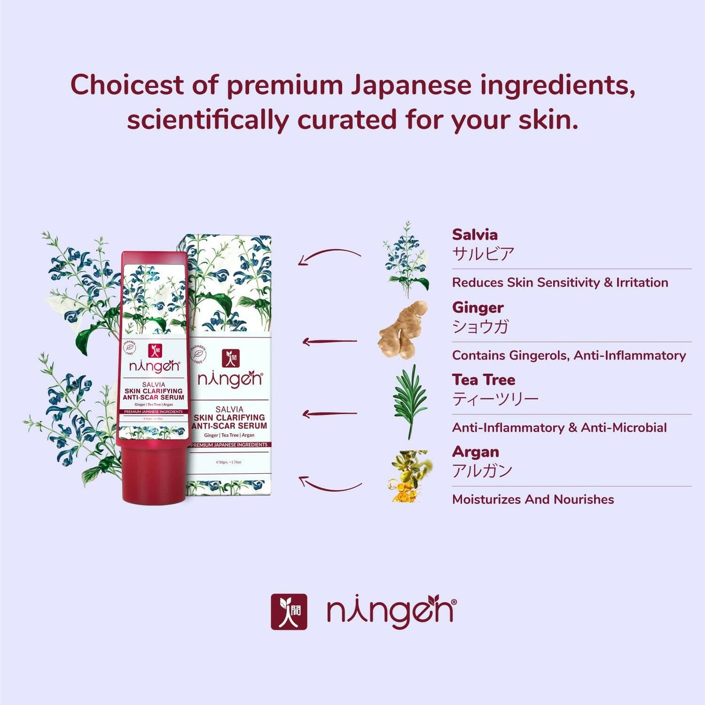 Ningen Salvia Skin Serum - Distacart